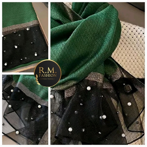 Elegant Shawl / Headwrap / Head or Neck Scarf - Picture 2 of 5